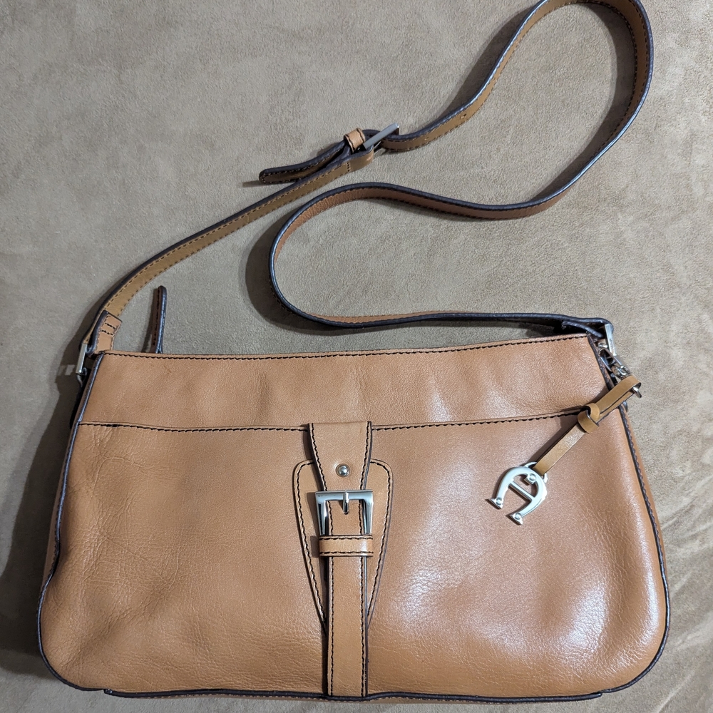 Etienne Aigner Tan Crossbody Bag